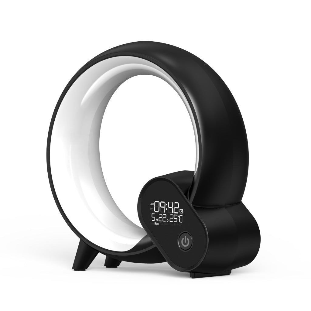Creative Q Light Sunrise Alarm Clock With Bluetooth Speaker & colourful Atmosphere Light