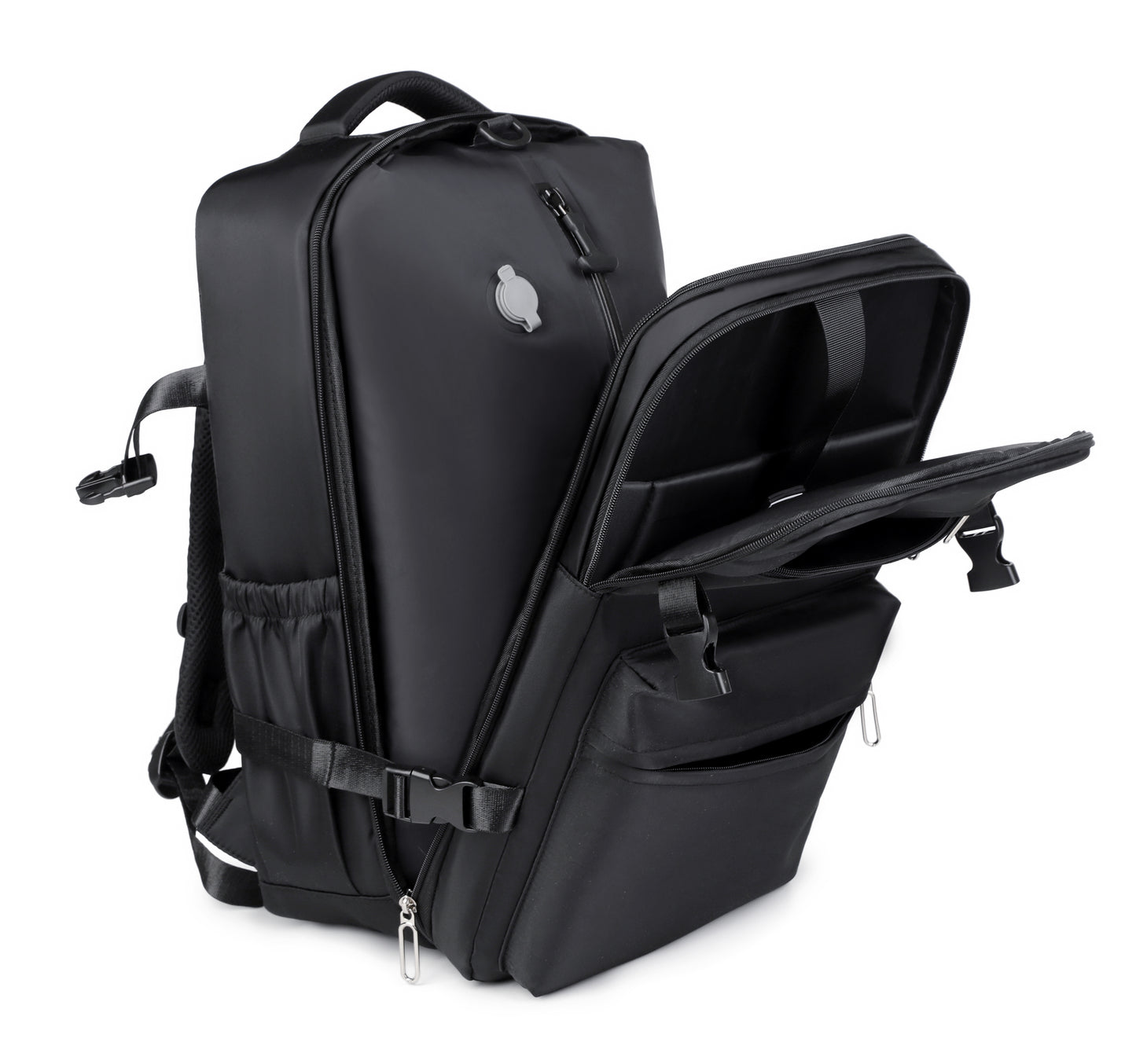 Men Vacuum Compression Backpack Expandable Large Travel Backpack Waterproof
