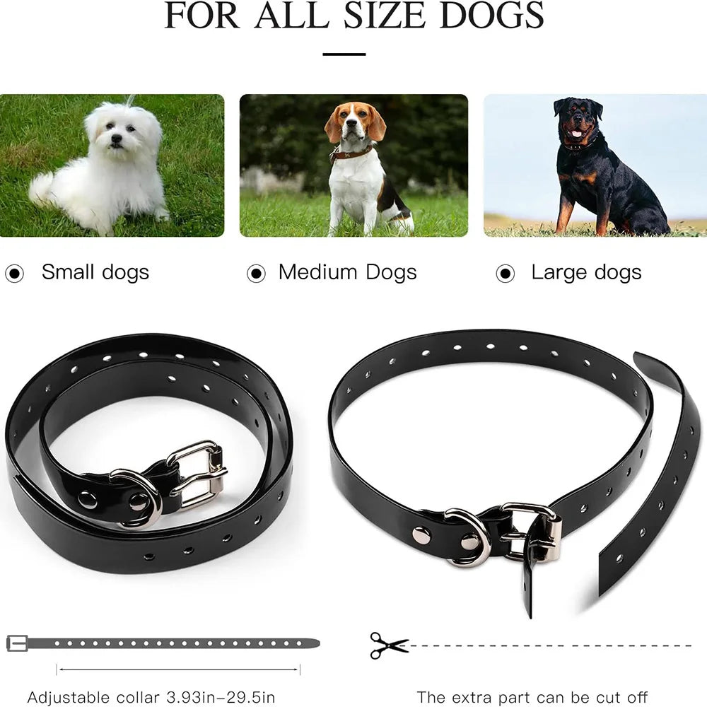 Rechargeable Waterproof Dog Training Collar with Remote – Shock, Vibration & Sound – For Small, Medium & Large Dogs (Up to 800m Range)