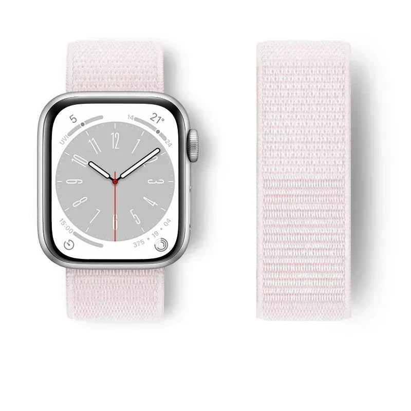Premium Nylon Strap for Apple Watch 10 42 46mm Ultra2 Serie 9 8 7 SE 6 5 3 49mm 45mm 44mm Bracelet for IWatch 42MM 41MM 40mm 38 Correa