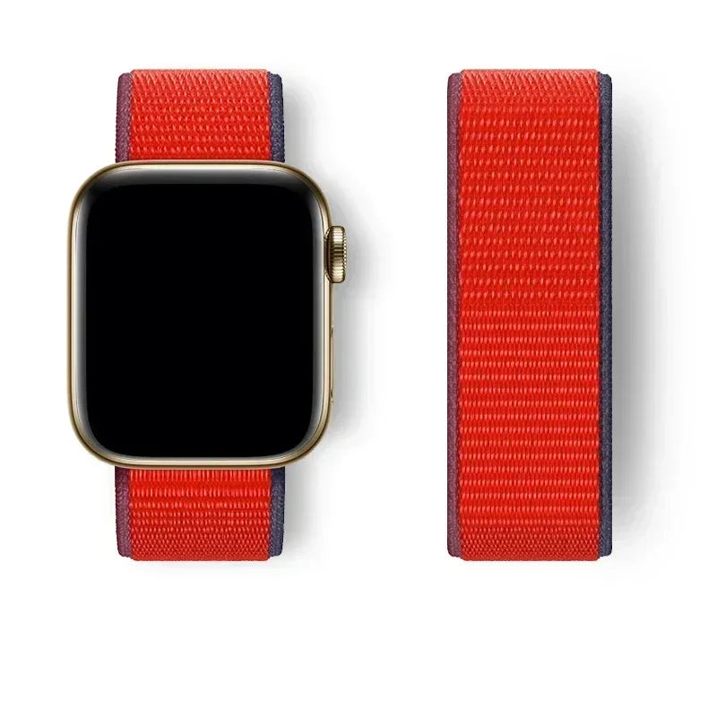Premium Nylon Strap for Apple Watch 10 42 46mm Ultra2 Serie 9 8 7 SE 6 5 3 49mm 45mm 44mm Bracelet for IWatch 42MM 41MM 40mm 38 Correa