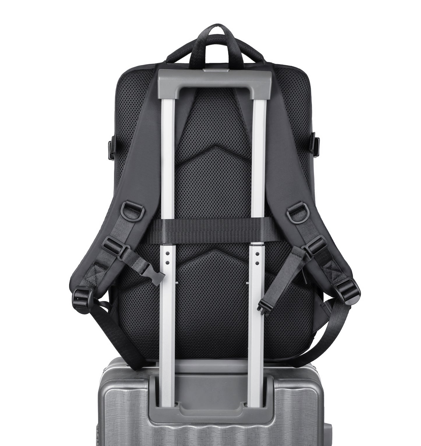Men Vacuum Compression Backpack Expandable Large Travel Backpack Waterproof