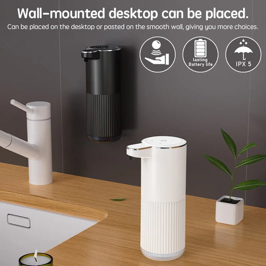 380ml Stainless Auto Handsfree Sensor Touchless Soap Dispenser Kitchen Bathroom