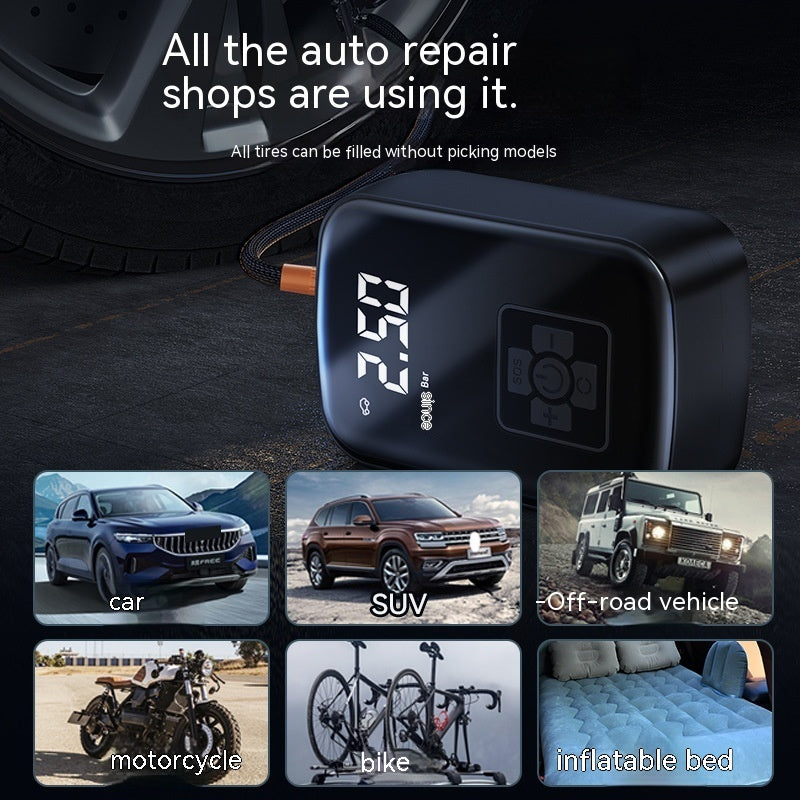 Electric Car Tire Pneumatic Tyre Portable HEAVY-DUTY