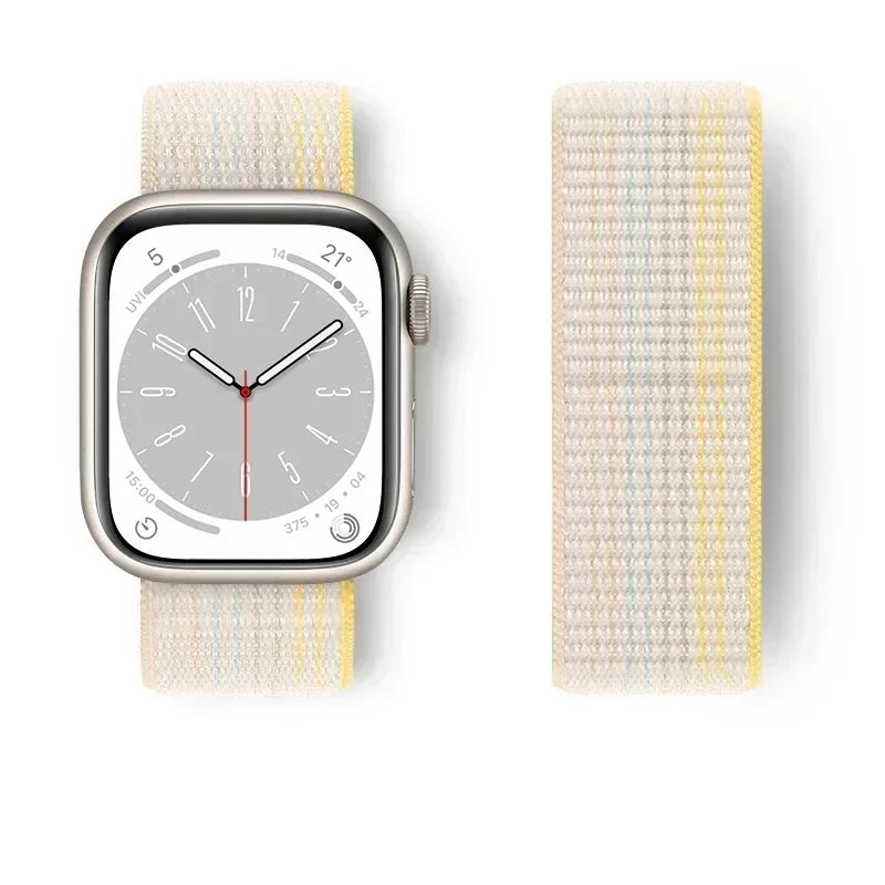 Premium Nylon Strap for Apple Watch 10 42 46mm Ultra2 Serie 9 8 7 SE 6 5 3 49mm 45mm 44mm Bracelet for IWatch 42MM 41MM 40mm 38 Correa