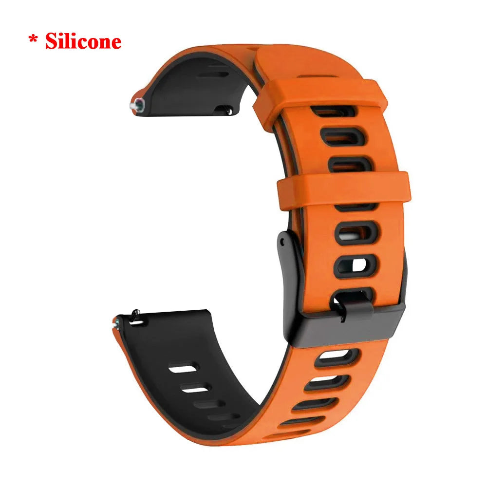 20 22mm Leather Watch Straps For Huawei Watch 4/3/GT3/2 Pro Amazfit GTR 4/GTS 4 47MM 42MM Samsung Galaxy Watch 3 4/5/6 Watchband