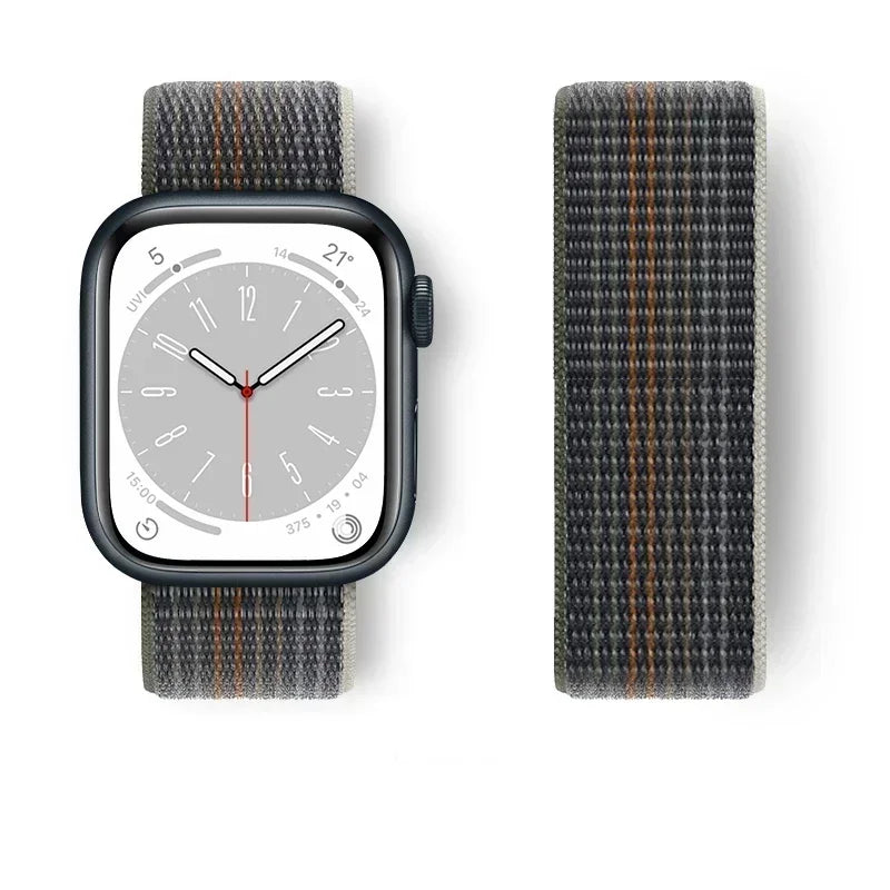 Premium Nylon Strap for Apple Watch 10 42 46mm Ultra2 Serie 9 8 7 SE 6 5 3 49mm 45mm 44mm Bracelet for IWatch 42MM 41MM 40mm 38 Correa