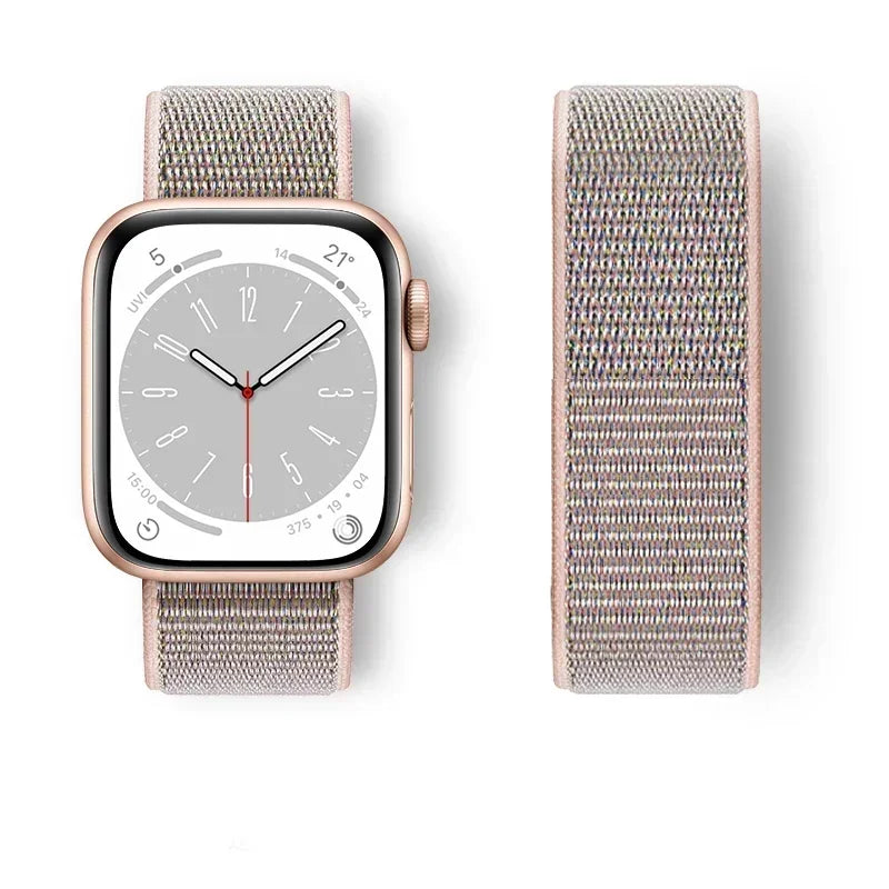 Premium Nylon Strap for Apple Watch 10 42 46mm Ultra2 Serie 9 8 7 SE 6 5 3 49mm 45mm 44mm Bracelet for IWatch 42MM 41MM 40mm 38 Correa