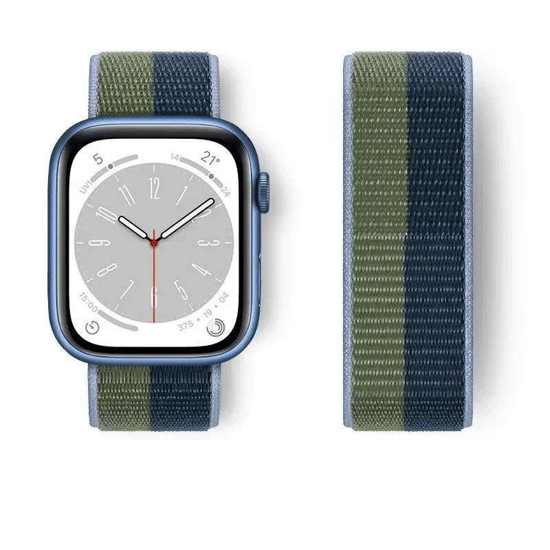 Premium Nylon Strap for Apple Watch 10 42 46mm Ultra2 Serie 9 8 7 SE 6 5 3 49mm 45mm 44mm Bracelet for IWatch 42MM 41MM 40mm 38 Correa