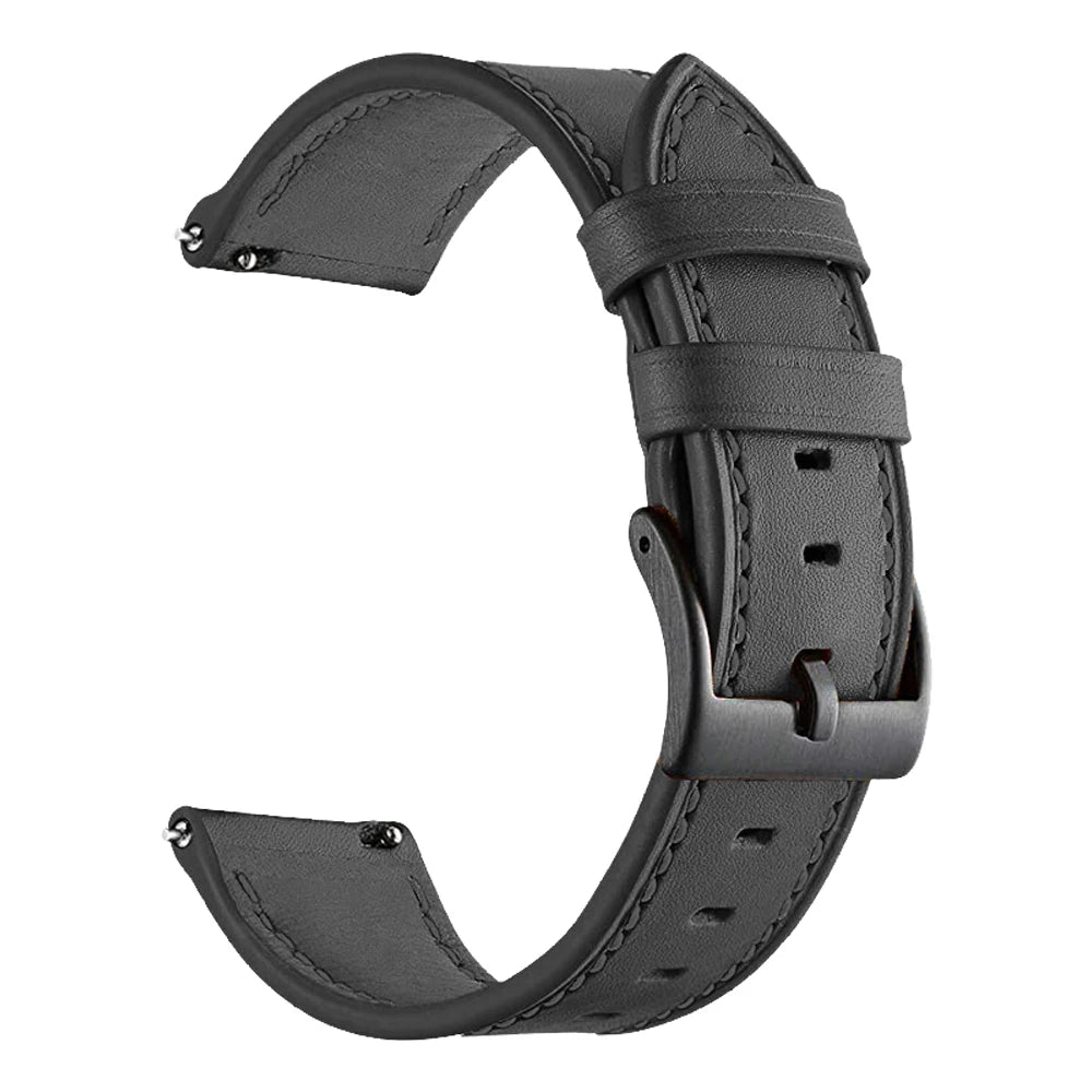 20 22mm Leather Watch Straps For Huawei Watch 4/3/GT3/2 Pro Amazfit GTR 4/GTS 4 47MM 42MM Samsung Galaxy Watch 3 4/5/6 Watchband