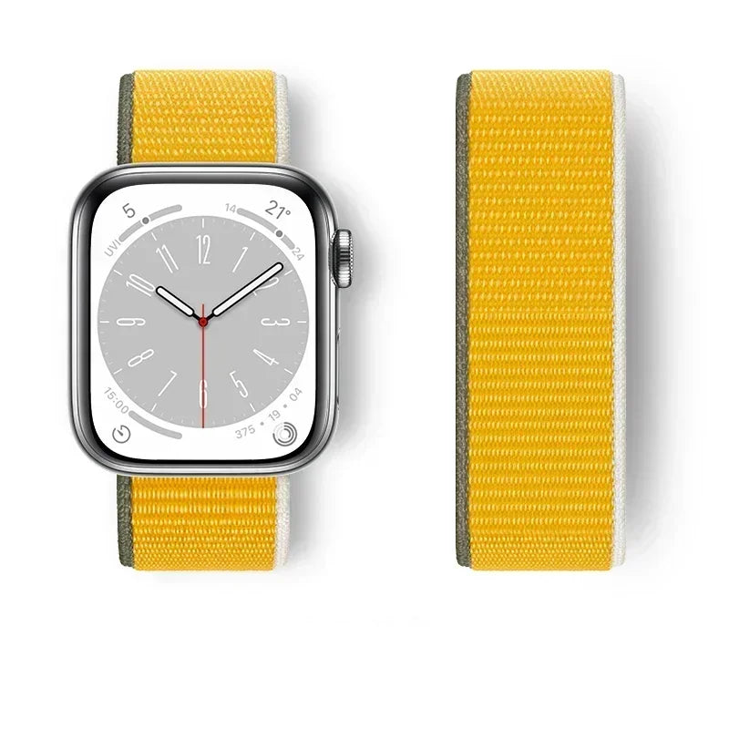Premium Nylon Strap for Apple Watch 10 42 46mm Ultra2 Serie 9 8 7 SE 6 5 3 49mm 45mm 44mm Bracelet for IWatch 42MM 41MM 40mm 38 Correa