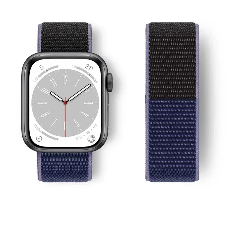 Premium Nylon Strap for Apple Watch 10 42 46mm Ultra2 Serie 9 8 7 SE 6 5 3 49mm 45mm 44mm Bracelet for IWatch 42MM 41MM 40mm 38 Correa