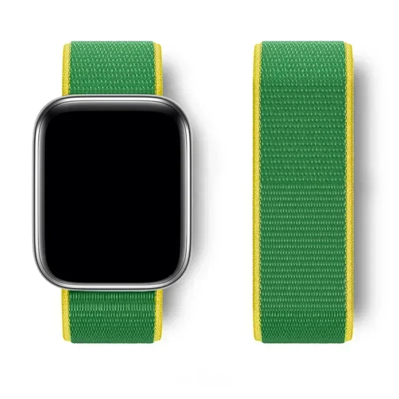 Premium Nylon Strap for Apple Watch 10 42 46mm Ultra2 Serie 9 8 7 SE 6 5 3 49mm 45mm 44mm Bracelet for IWatch 42MM 41MM 40mm 38 Correa