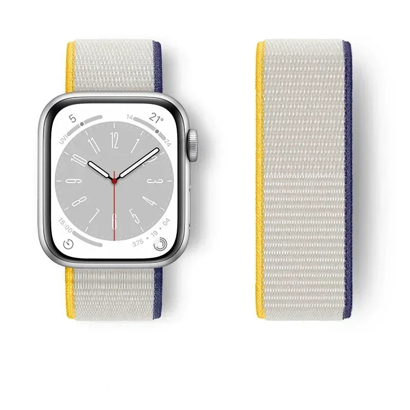 Premium Nylon Strap for Apple Watch 10 42 46mm Ultra2 Serie 9 8 7 SE 6 5 3 49mm 45mm 44mm Bracelet for IWatch 42MM 41MM 40mm 38 Correa