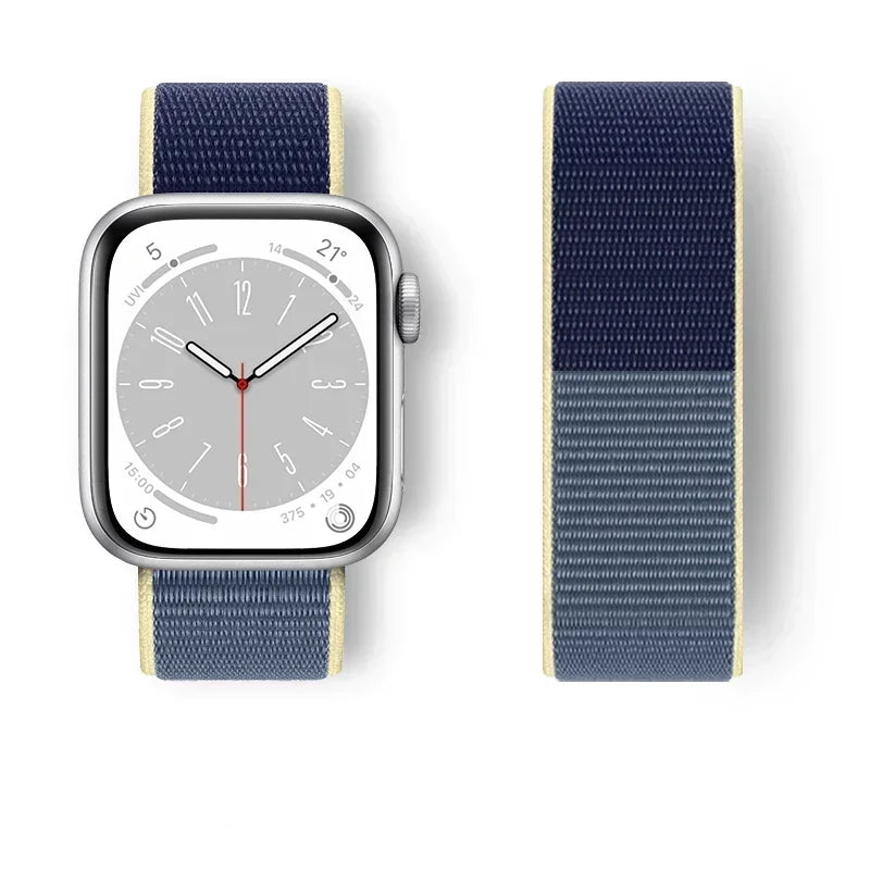 Premium Nylon Strap for Apple Watch 10 42 46mm Ultra2 Serie 9 8 7 SE 6 5 3 49mm 45mm 44mm Bracelet for IWatch 42MM 41MM 40mm 38 Correa