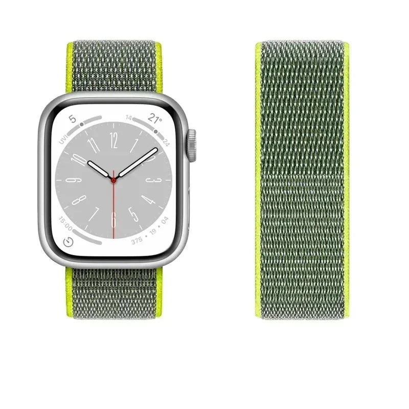 Premium Nylon Strap for Apple Watch 10 42 46mm Ultra2 Serie 9 8 7 SE 6 5 3 49mm 45mm 44mm Bracelet for IWatch 42MM 41MM 40mm 38 Correa