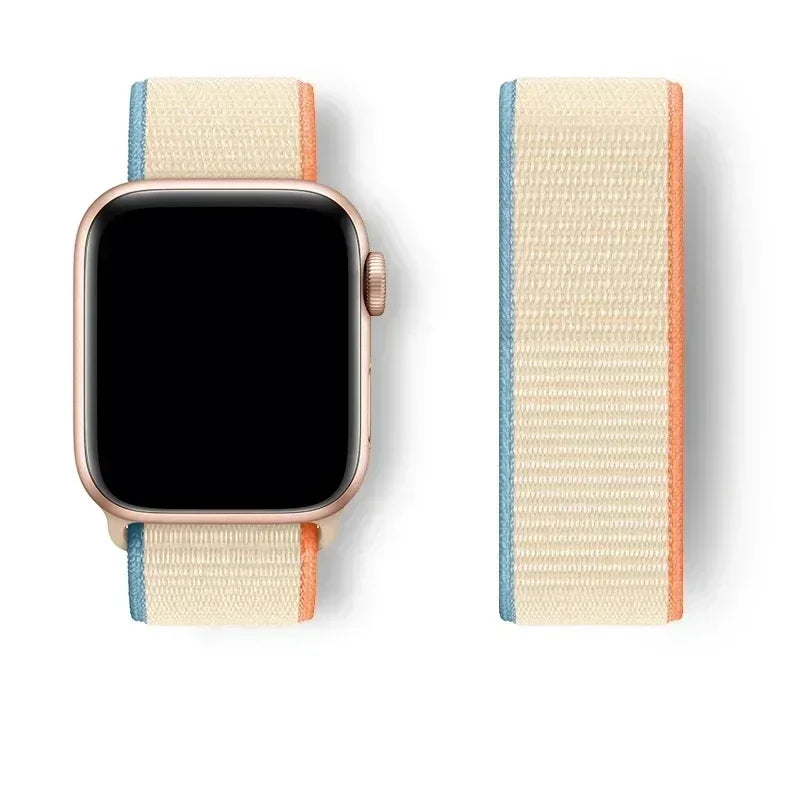 Premium Nylon Strap for Apple Watch 10 42 46mm Ultra2 Serie 9 8 7 SE 6 5 3 49mm 45mm 44mm Bracelet for IWatch 42MM 41MM 40mm 38 Correa