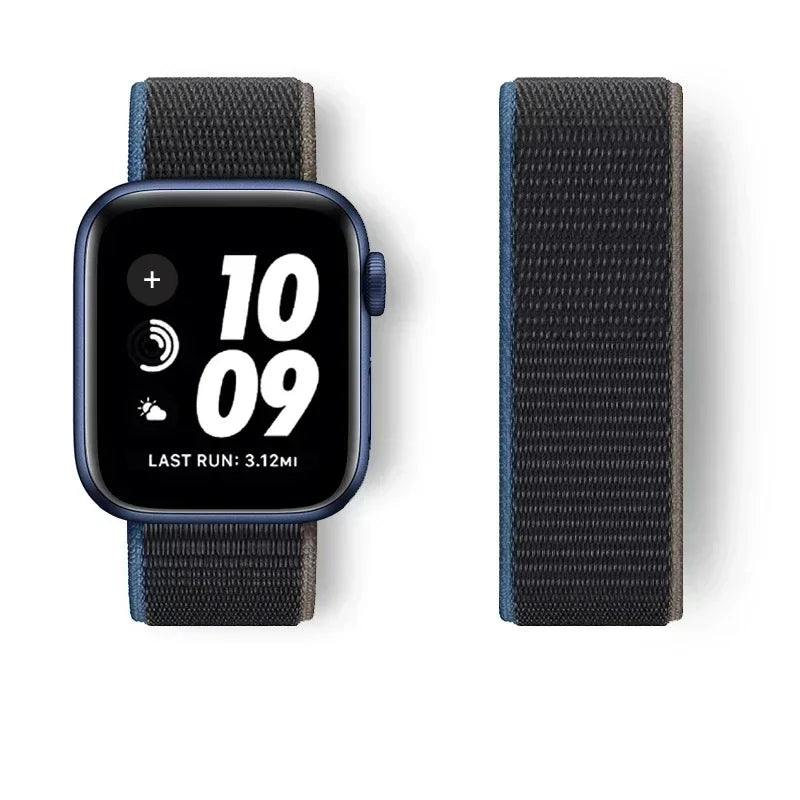 Premium Nylon Strap for Apple Watch 10 42 46mm Ultra2 Serie 9 8 7 SE 6 5 3 49mm 45mm 44mm Bracelet for IWatch 42MM 41MM 40mm 38 Correa