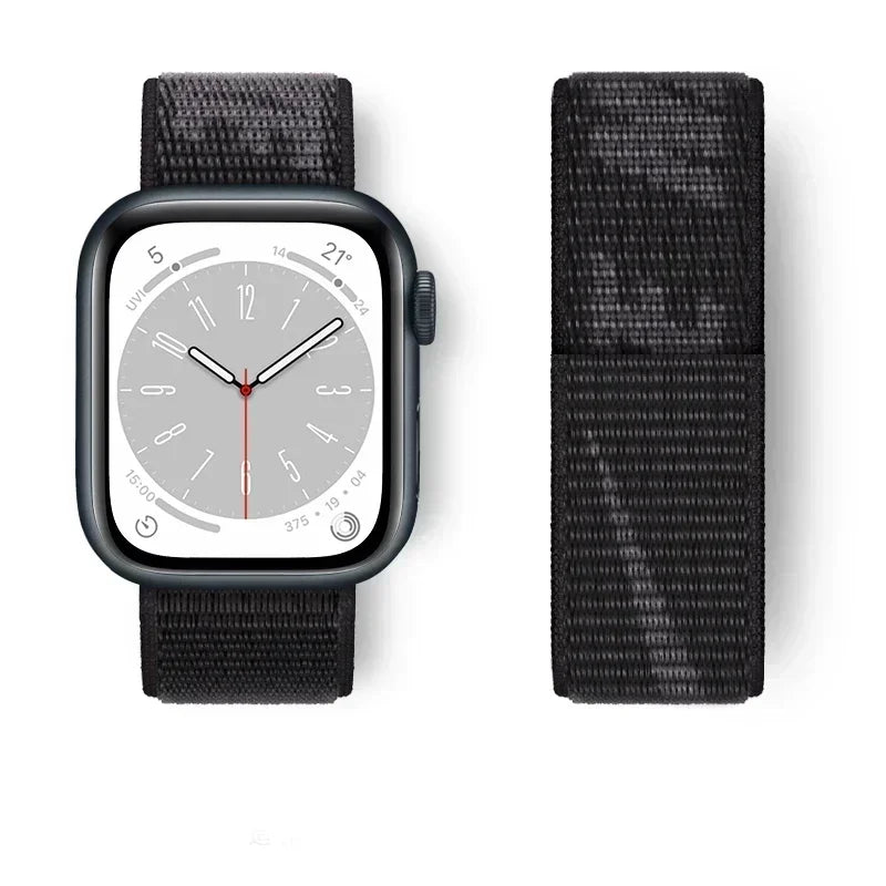 Premium Nylon Strap for Apple Watch 10 42 46mm Ultra2 Serie 9 8 7 SE 6 5 3 49mm 45mm 44mm Bracelet for IWatch 42MM 41MM 40mm 38 Correa
