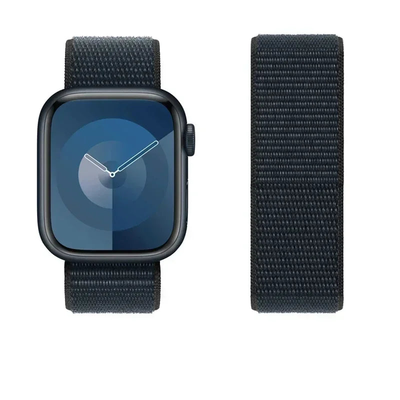 Premium Nylon Strap for Apple Watch 10 42 46mm Ultra2 Serie 9 8 7 SE 6 5 3 49mm 45mm 44mm Bracelet for IWatch 42MM 41MM 40mm 38 Correa
