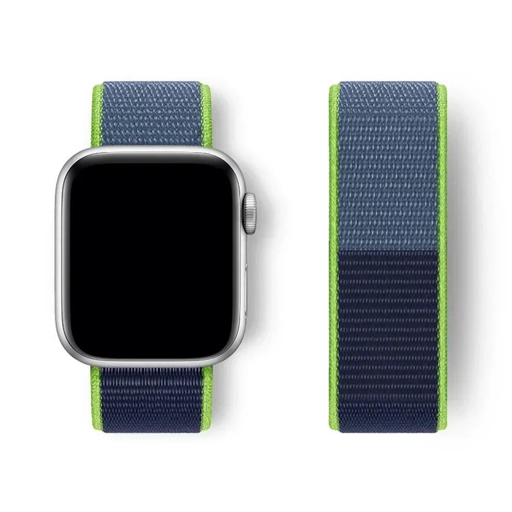 Premium Nylon Strap for Apple Watch 10 42 46mm Ultra2 Serie 9 8 7 SE 6 5 3 49mm 45mm 44mm Bracelet for IWatch 42MM 41MM 40mm 38 Correa