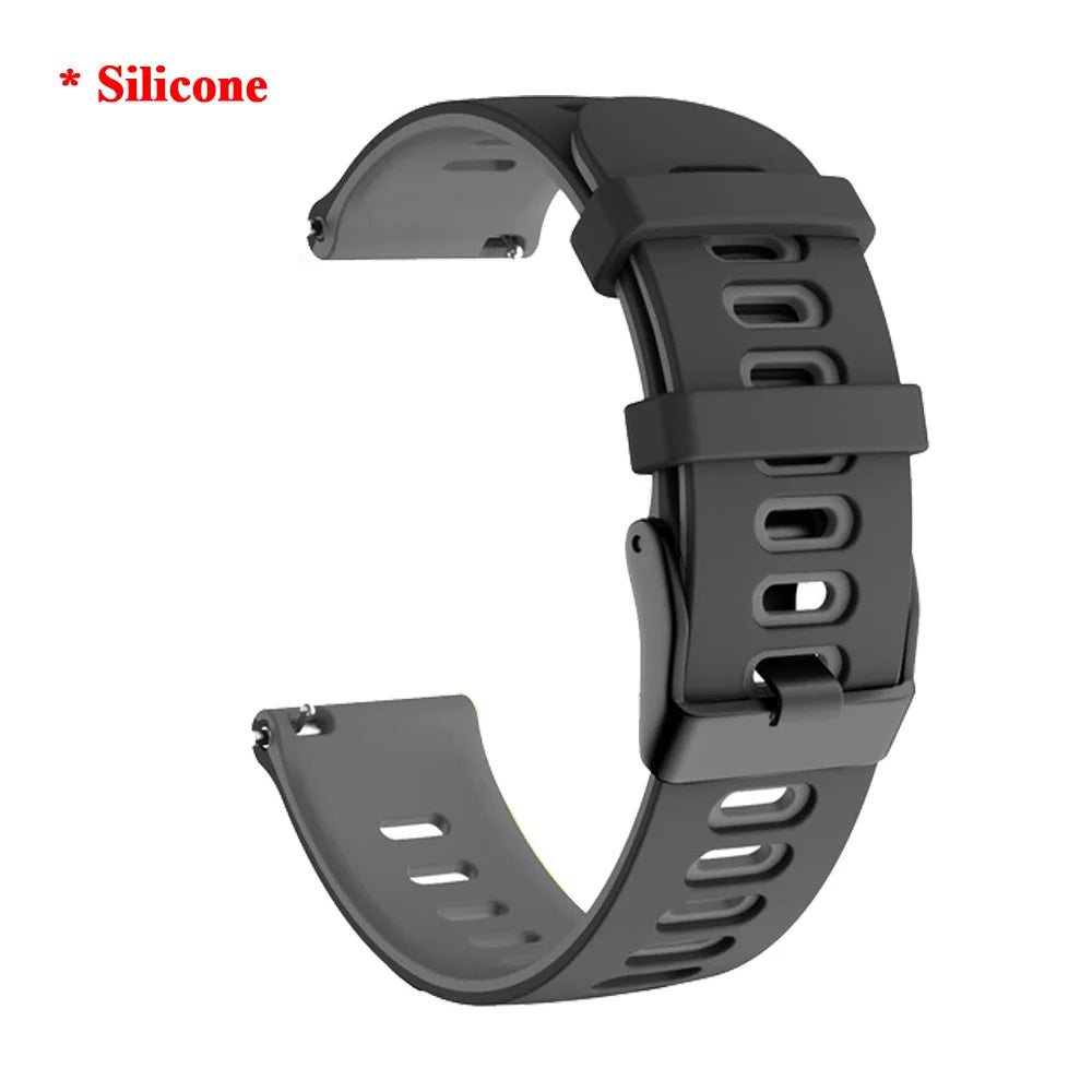 20 22mm Leather Watch Straps For Huawei Watch 4/3/GT3/2 Pro Amazfit GTR 4/GTS 4 47MM 42MM Samsung Galaxy Watch 3 4/5/6 Watchband
