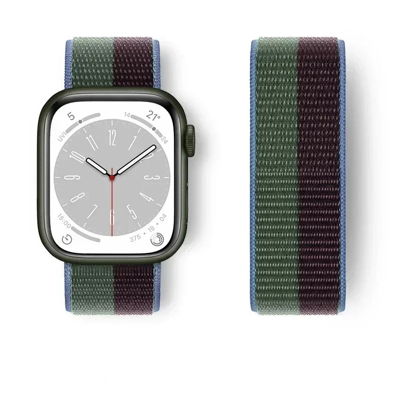 Premium Nylon Strap for Apple Watch 10 42 46mm Ultra2 Serie 9 8 7 SE 6 5 3 49mm 45mm 44mm Bracelet for IWatch 42MM 41MM 40mm 38 Correa