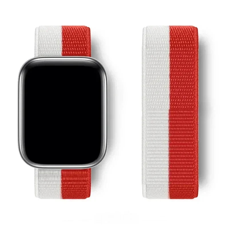 Premium Nylon Strap for Apple Watch 10 42 46mm Ultra2 Serie 9 8 7 SE 6 5 3 49mm 45mm 44mm Bracelet for IWatch 42MM 41MM 40mm 38 Correa