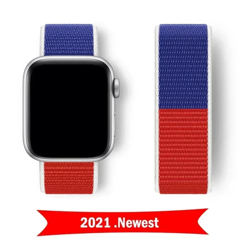Premium Nylon Strap for Apple Watch 10 42 46mm Ultra2 Serie 9 8 7 SE 6 5 3 49mm 45mm 44mm Bracelet for IWatch 42MM 41MM 40mm 38 Correa