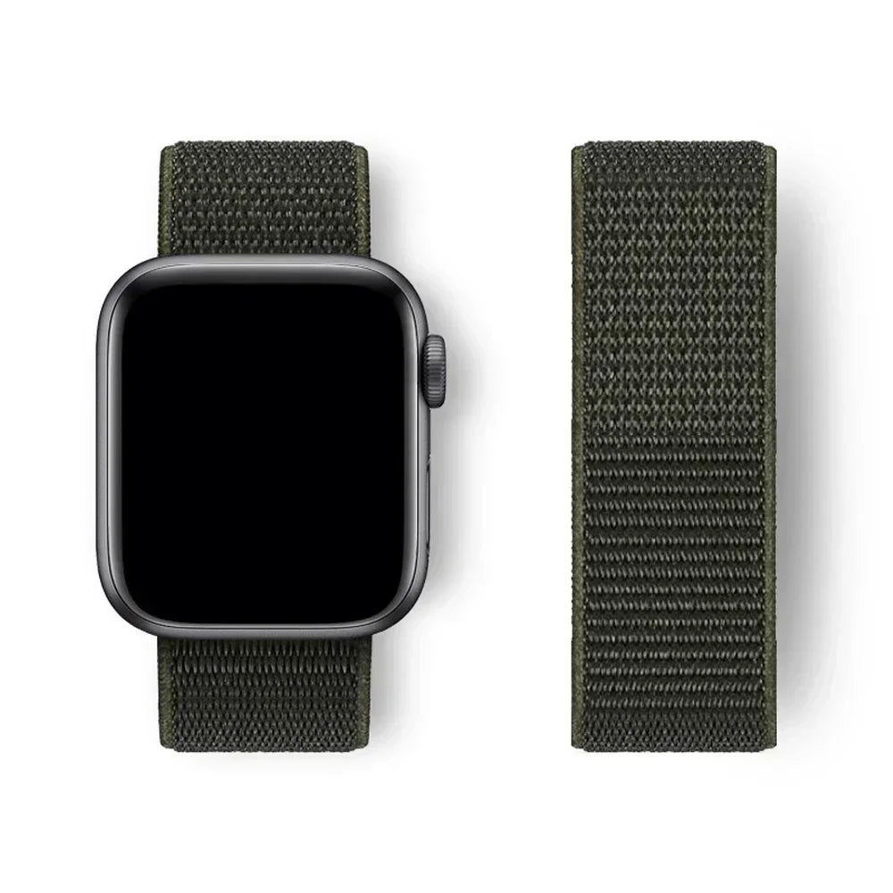 Premium Nylon Strap for Apple Watch 10 42 46mm Ultra2 Serie 9 8 7 SE 6 5 3 49mm 45mm 44mm Bracelet for IWatch 42MM 41MM 40mm 38 Correa