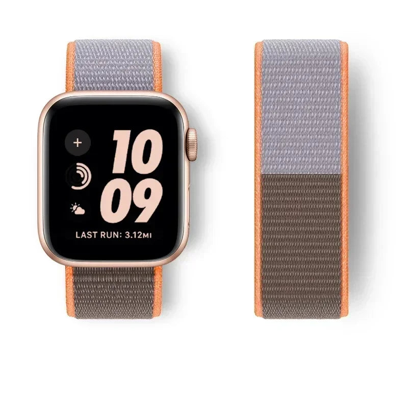 Premium Nylon Strap for Apple Watch 10 42 46mm Ultra2 Serie 9 8 7 SE 6 5 3 49mm 45mm 44mm Bracelet for IWatch 42MM 41MM 40mm 38 Correa