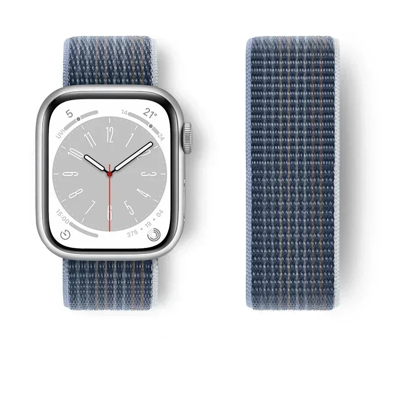 Premium Nylon Strap for Apple Watch 10 42 46mm Ultra2 Serie 9 8 7 SE 6 5 3 49mm 45mm 44mm Bracelet for IWatch 42MM 41MM 40mm 38 Correa