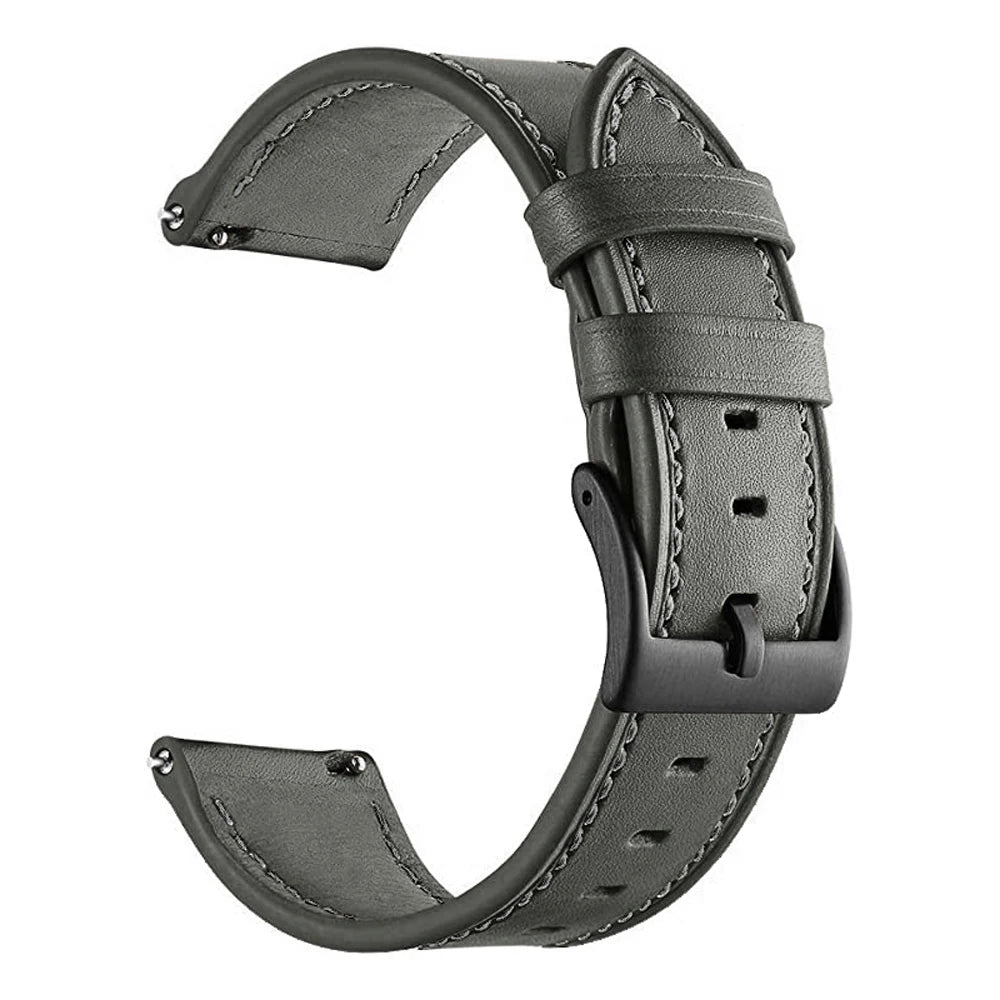 20 22mm Leather Watch Straps For Huawei Watch 4/3/GT3/2 Pro Amazfit GTR 4/GTS 4 47MM 42MM Samsung Galaxy Watch 3 4/5/6 Watchband