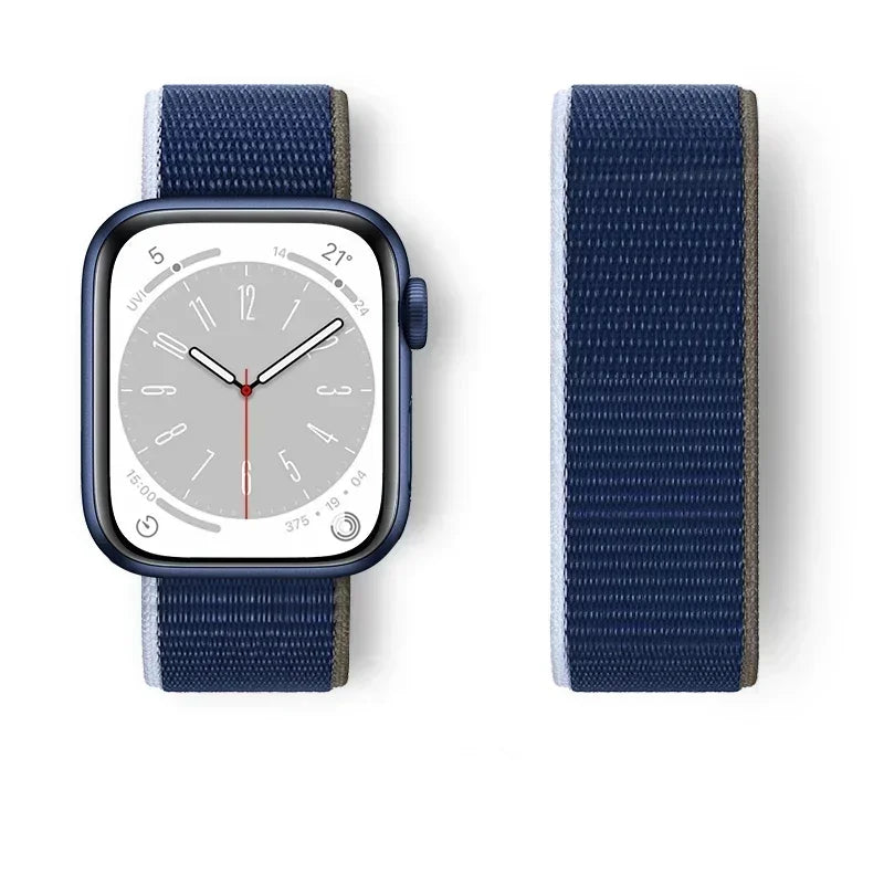 Premium Nylon Strap for Apple Watch 10 42 46mm Ultra2 Serie 9 8 7 SE 6 5 3 49mm 45mm 44mm Bracelet for IWatch 42MM 41MM 40mm 38 Correa