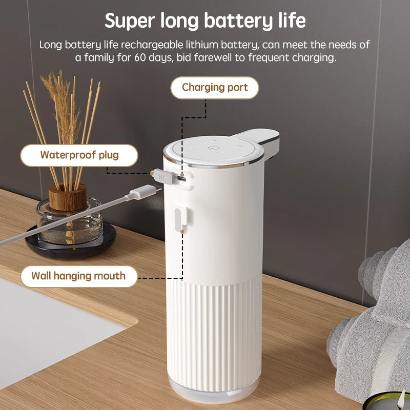 380ml Stainless Auto Handsfree Sensor Touchless Soap Dispenser Kitchen Bathroom