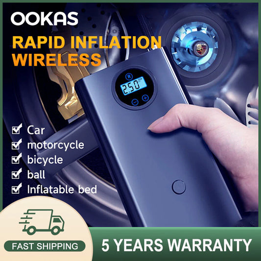 Smart Wireless Tire Inflator / Rechargeable Air Pump For Auto & Bicycle